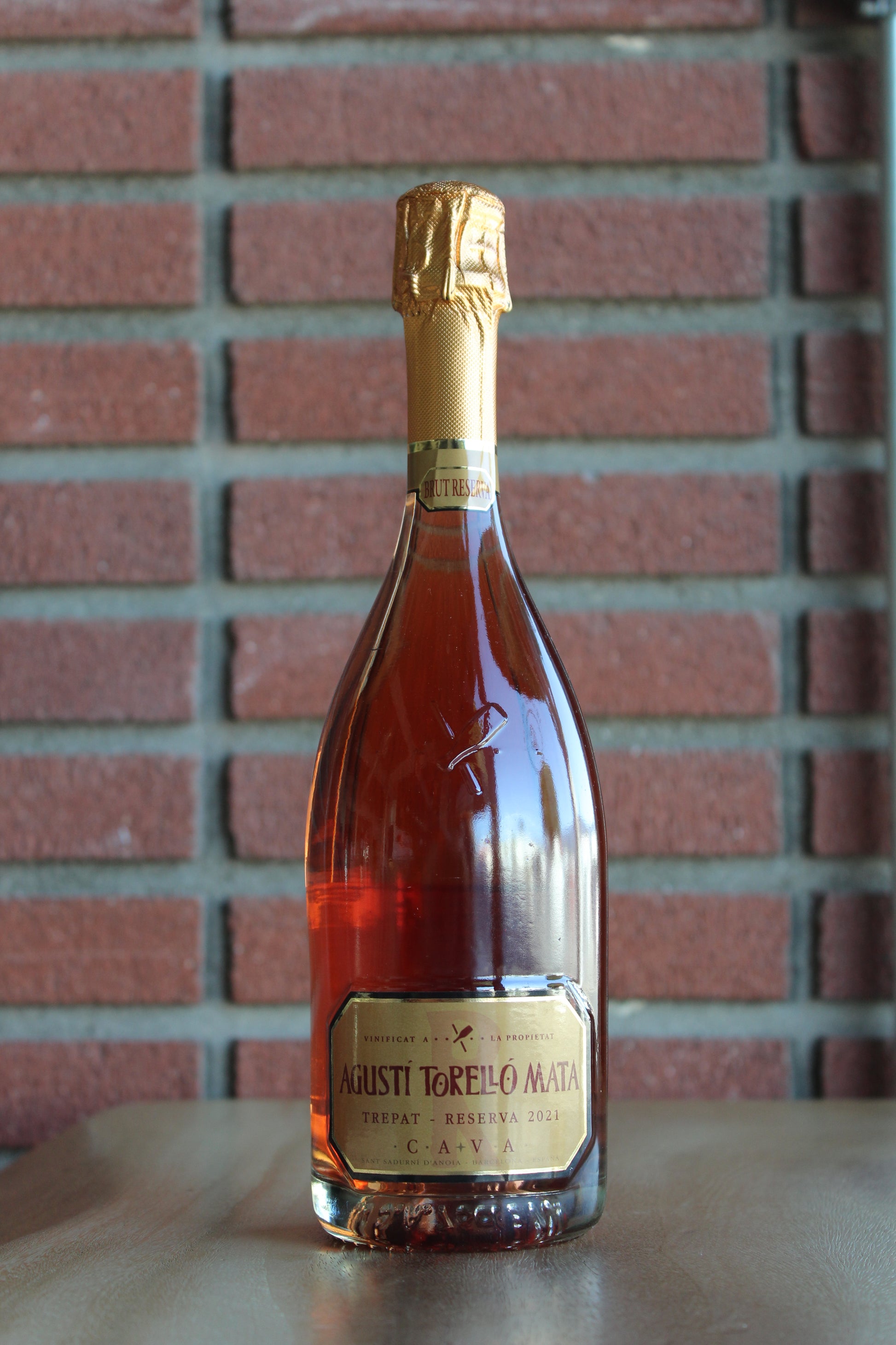 Bottle of Agusti Torello Mata Cava Reserva Rosat Sparkling Wine
