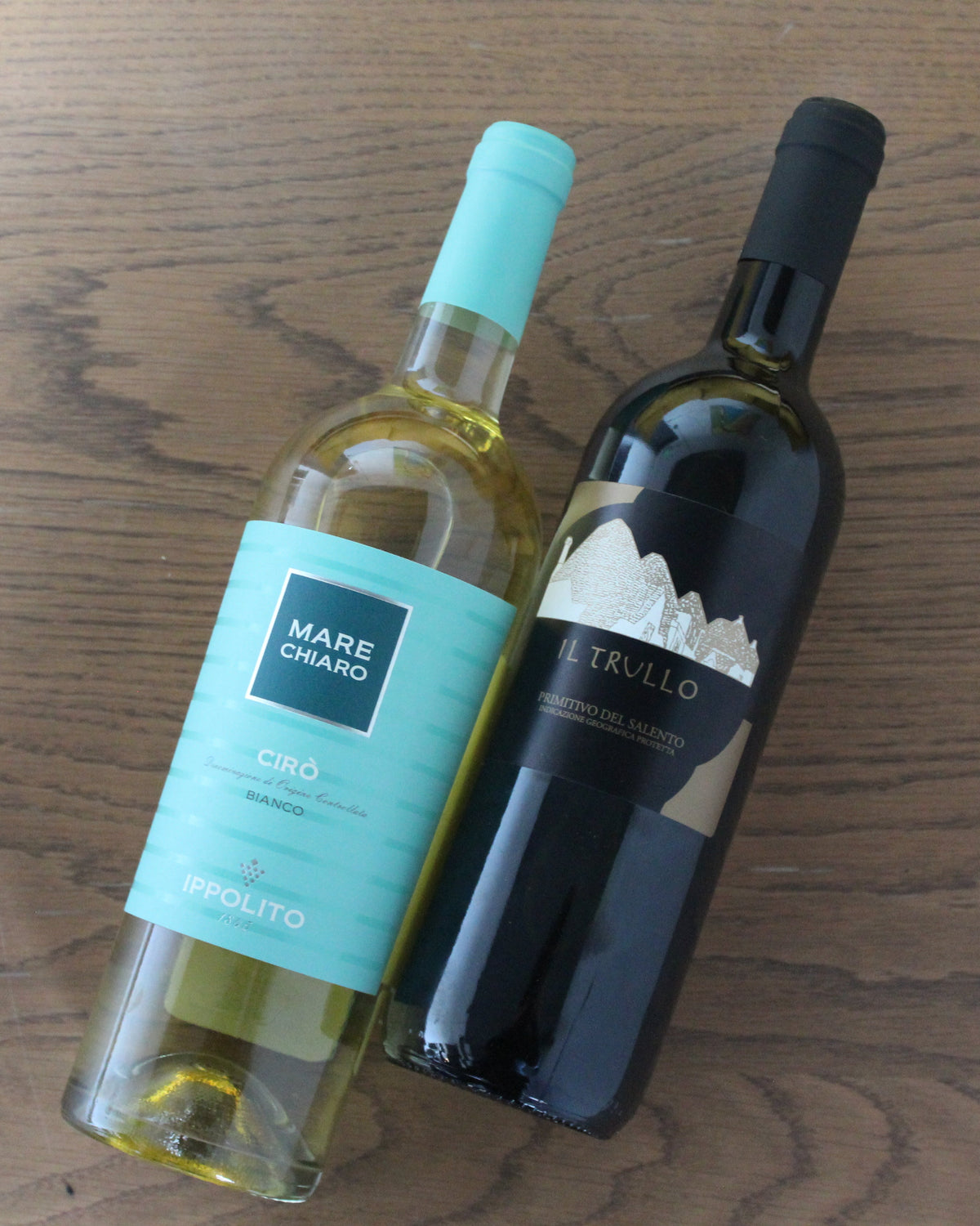 Italian Wine Gift Basket - TWO BOTTLES