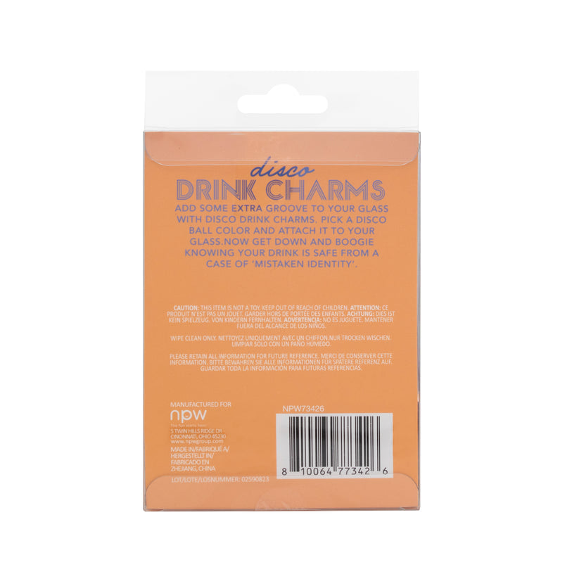Disco Drink Charms 6 pk
