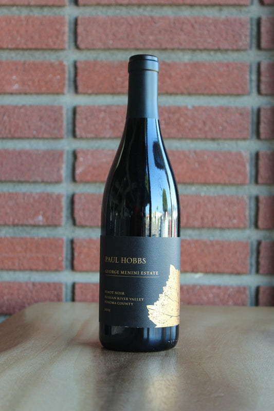 Bottle of Paul Hobbs Winery George Menini Pinot Noir 2023